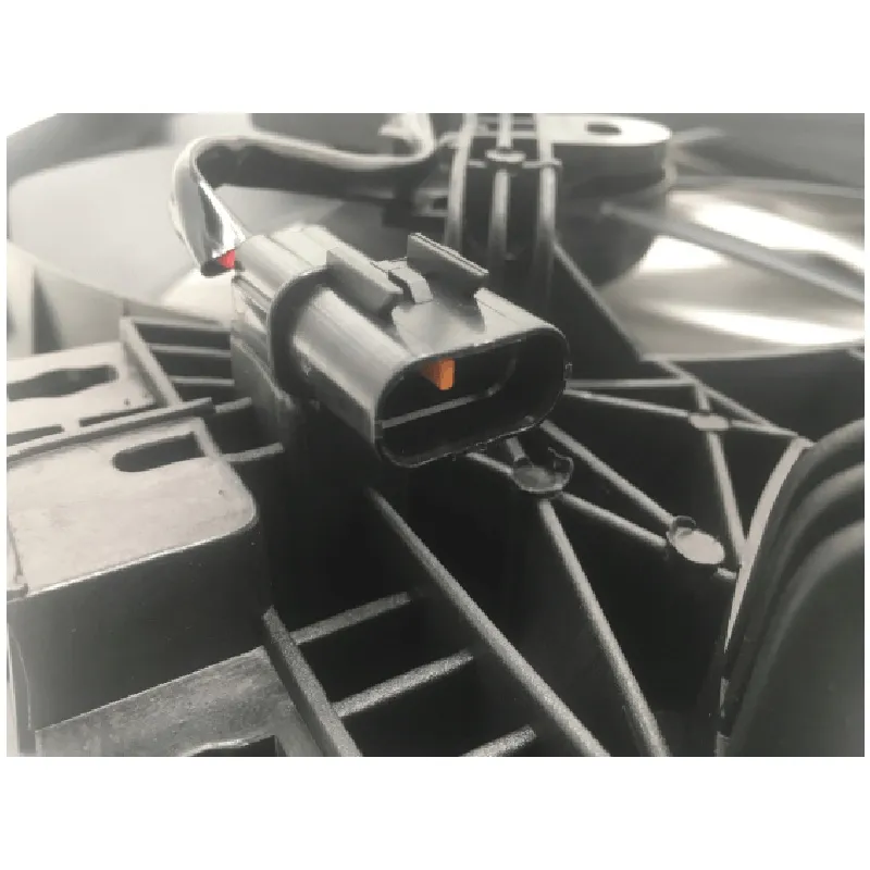 1355A087 MITSUBISHI LANCER radiator fan assembly image 03