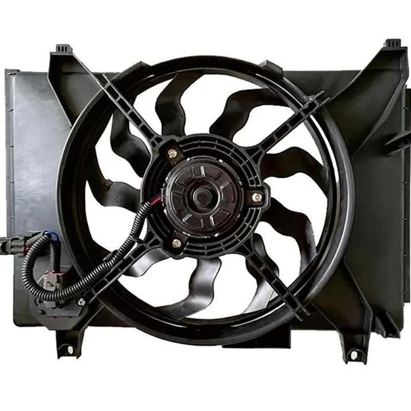 25380-1E350 HYUNDAI Accent III 2005–2010 radiator fan assembly image 02