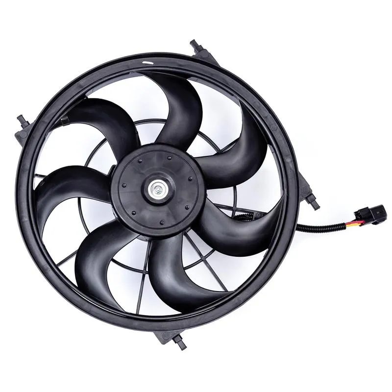 25380-1J050 radiator fan assembly for HYUNDAI i20 double-plug configuration
