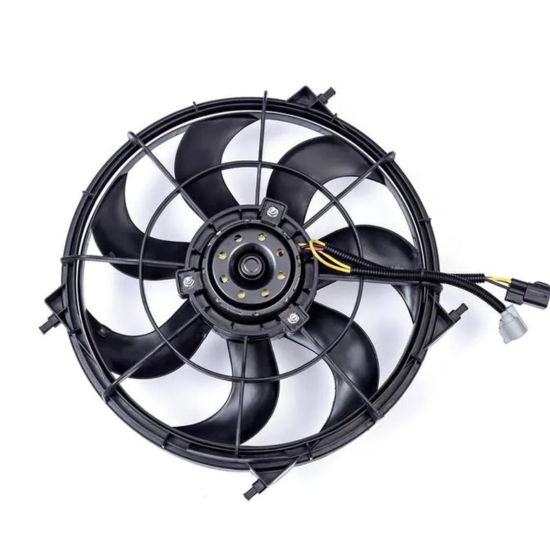 25380-1J050 HYUNDAI i20 double-plug configuration radiator fan assembly image 02