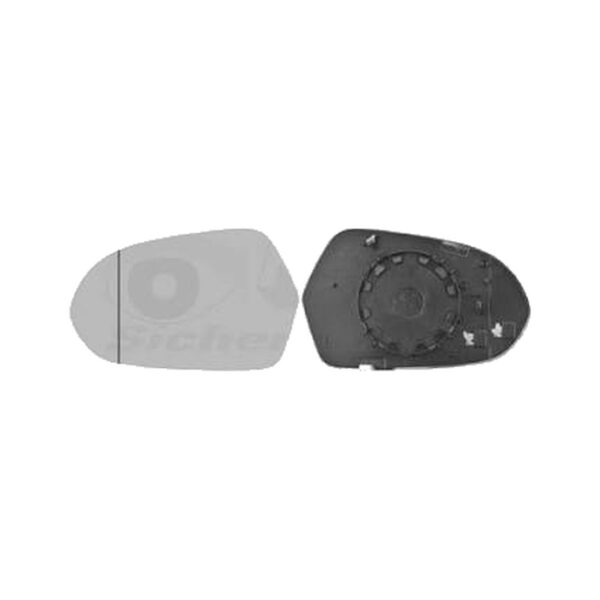 4K0-857-535 Left Side Mirror Glass for AUDI A6 2019 - Image 01