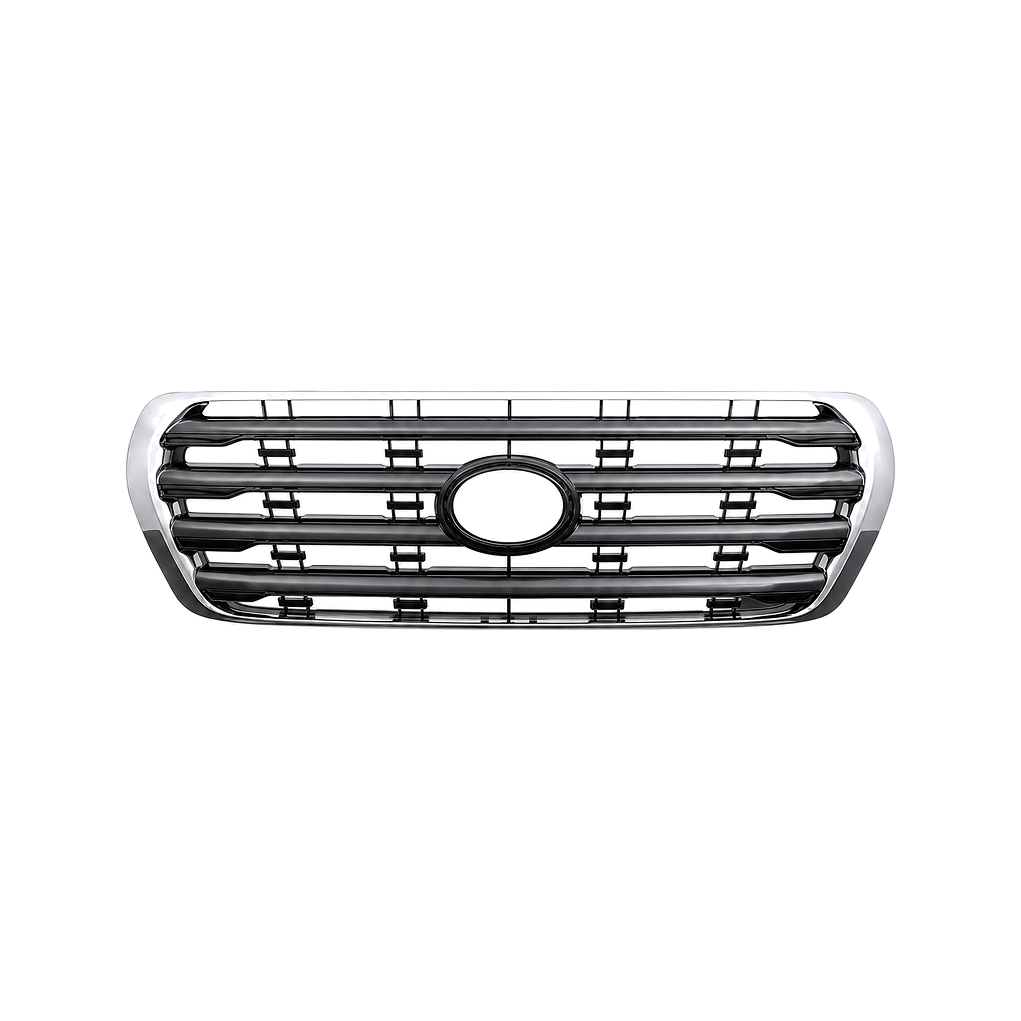53101-60590 Front Grille for TOYOTA Land Cruiser 2007 – silver finish - Image 01
