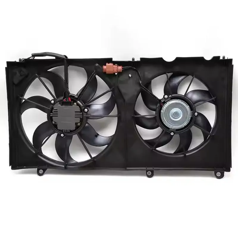 5AEV-1308010 BYD E5 | BYD QIN EV | BYD YUAN EV radiator fan assembly image 02