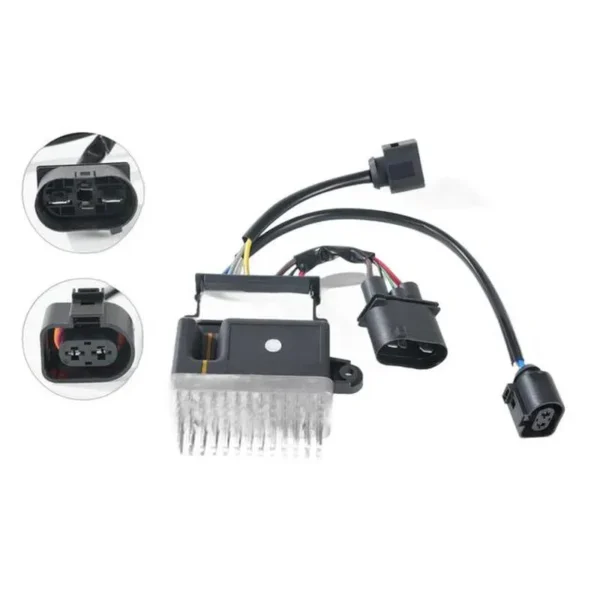 yoonshan radiator fan control module for audi a6 quattro 2009 2011 front viewoe 4f0959501m.webp