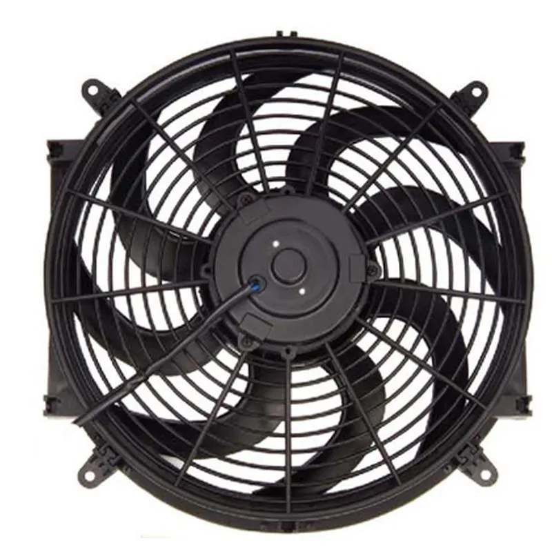 yoonshan universal electric radiator fan 14 inch square frame curved blade back viewfor bus truck ac.webp yoonshan universal electric radiator fan 14 inch square frame curved blade back viewfor bus truck ac.webp