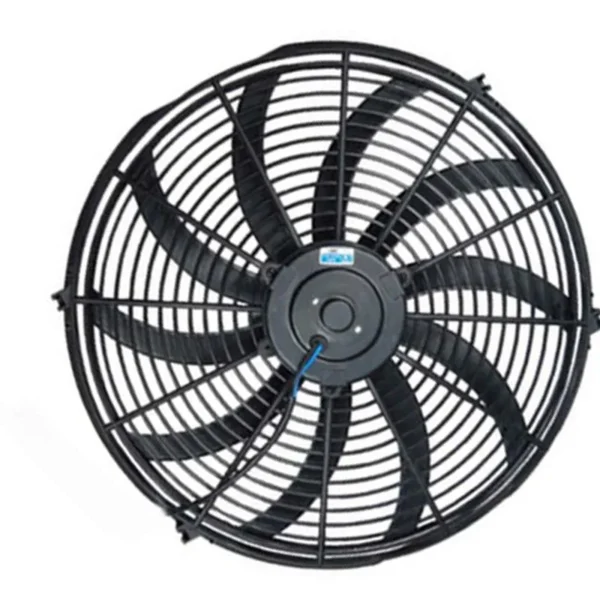 yoonshan universal electric radiator fan 16 inch curved blade front viewfor bus truck ac.webp