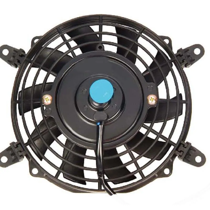 yoonshan universal electric radiator fan 7 inch curved blade back viewfor bus truck ac.webp