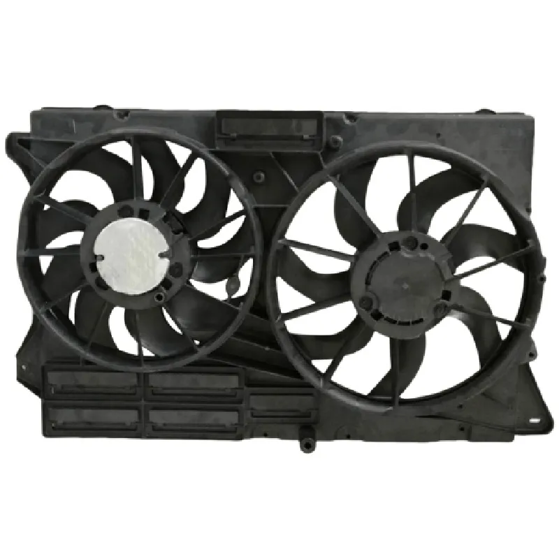 DB538C607AF FORD EXPLORER radiator fan assembly image 02